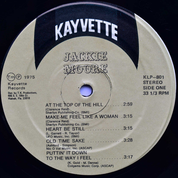 Jackie Moore : Make Me Feel Like A Woman (LP, Album, Vol)