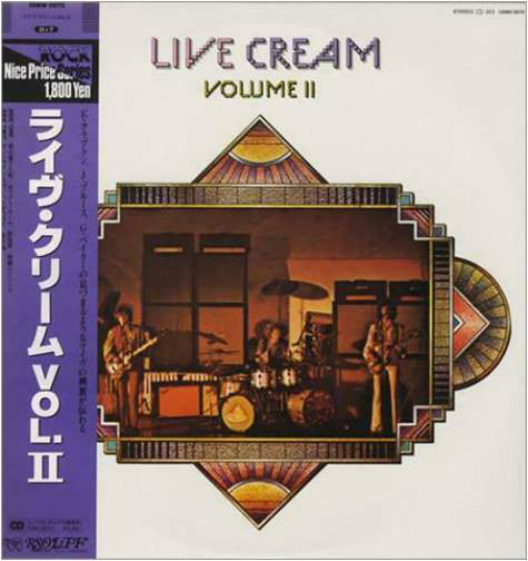 Cream (2) : Live Cream Volume II (LP, Album, RE, RP)