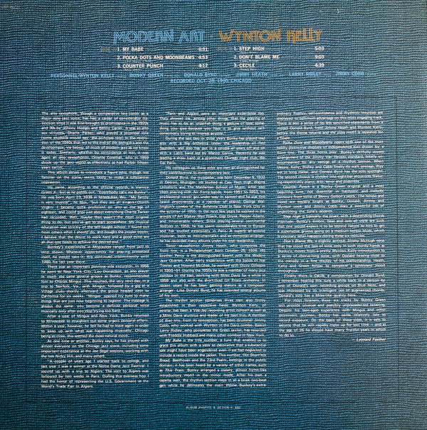 Wynton Kelly : Modern Art (LP, Album, RE)