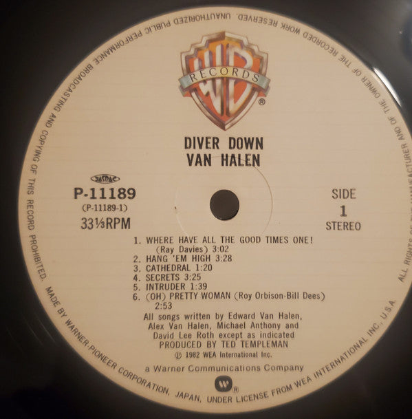 Van Halen : Diver Down (LP, Album)