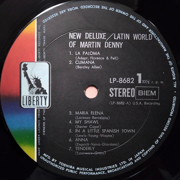 Martin Denny : Latin World Of Martin Denny (LP, Comp)