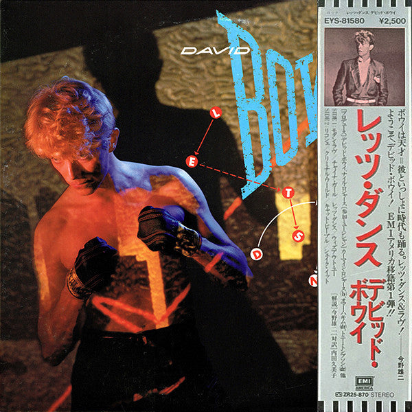 David Bowie : Let's Dance (LP, Album, Tos)