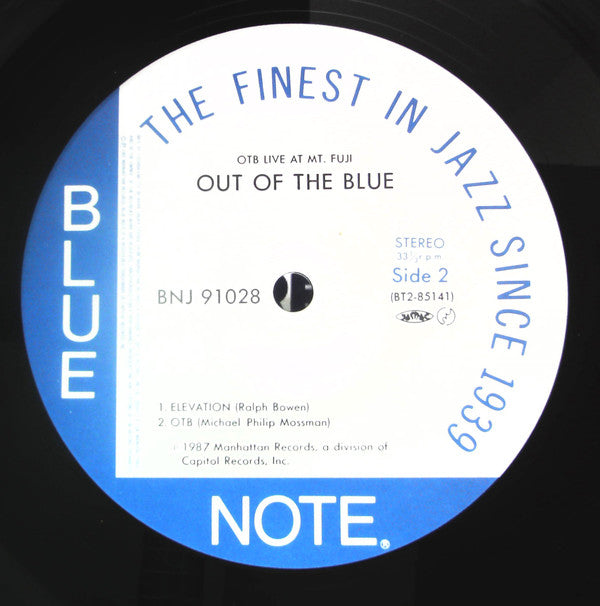 Out Of The Blue (3) : Live At Mt. Fuji (LP, Album)