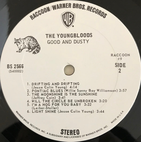 The Youngbloods : Good And Dusty (LP, Album, San)