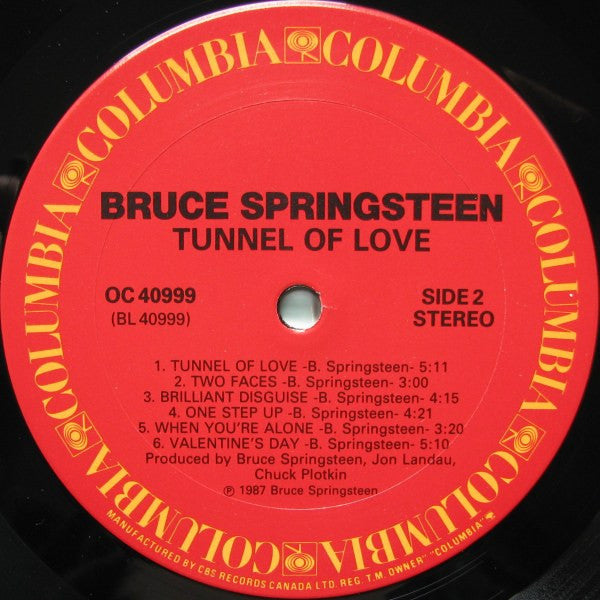 Bruce Springsteen : Tunnel Of Love (LP, Album)