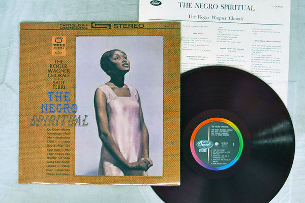 Salli Terri & The Roger Wagner Chorale : The Negro Spiritual (LP, Album, Red)