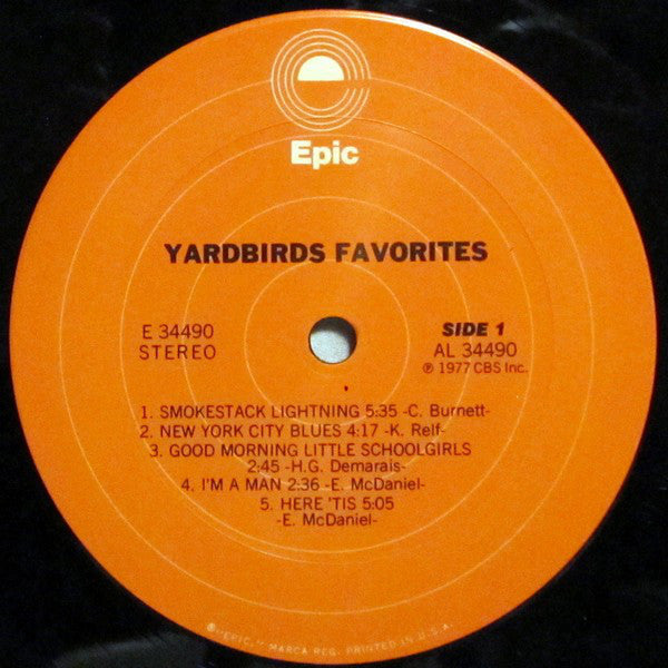 Yardbirds* : Favorites (LP, Comp, Pit)