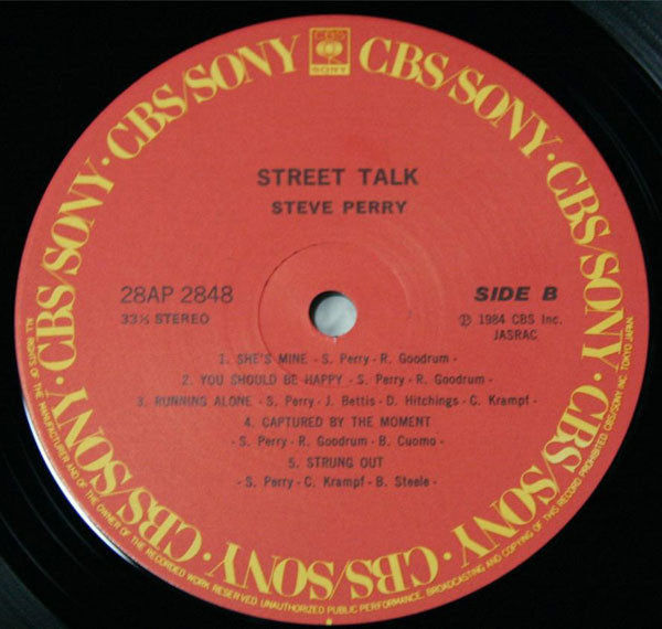 Steve Perry : Street Talk (LP, Album)