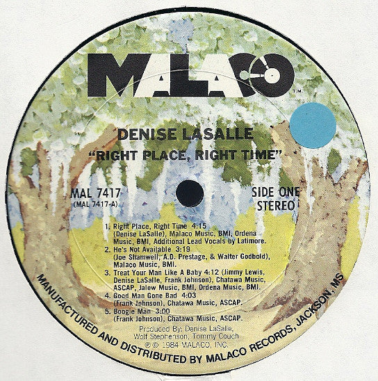 Denise LaSalle : Right Place, Right Time (LP, Album)