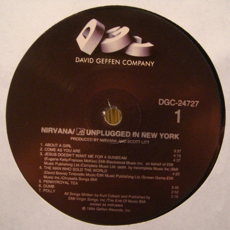 Nirvana : MTV Unplugged In New York (LP, Album)
