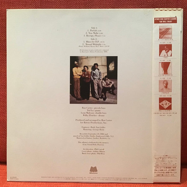 Ron Carter Quartet : Parfait (LP, Album)