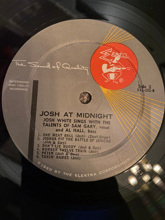 Josh White : Josh At Midnight (LP, Album, Mono, RE, Abb)