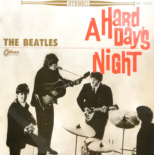 The Beatles : A Hard Day's Night (LP, Album, RP, Red)