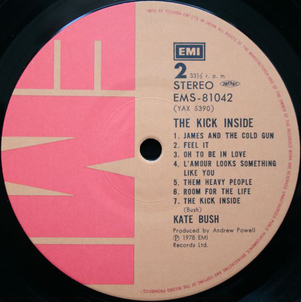 Kate Bush : The Kick Inside = 天使と小悪魔 (LP, Album)