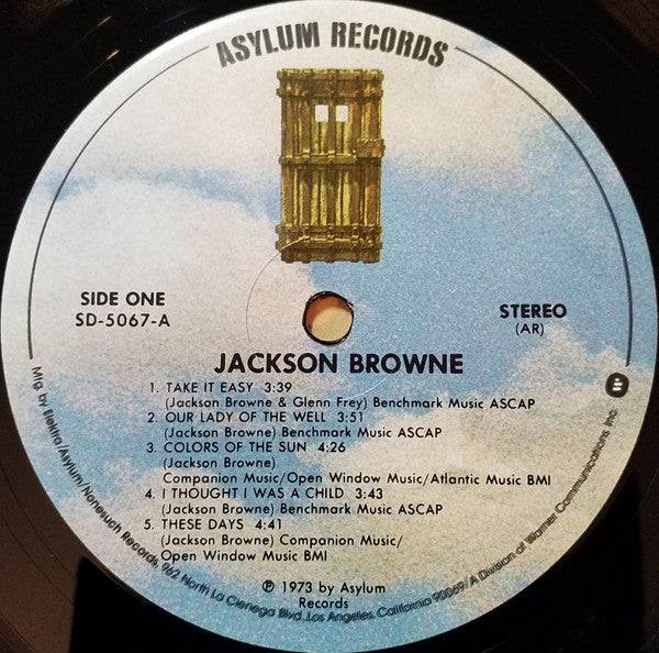 Jackson Browne : For Everyman (LP, Album, RP, AR,)