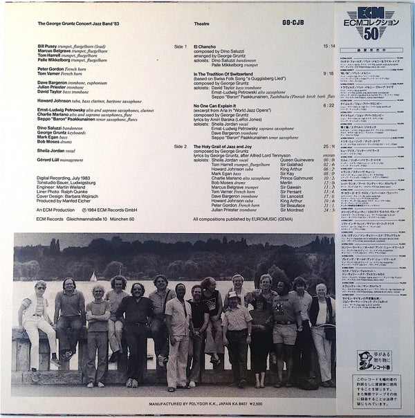 The George Gruntz Concert Jazz Band '83* : Theatre (LP, Album, Dig)