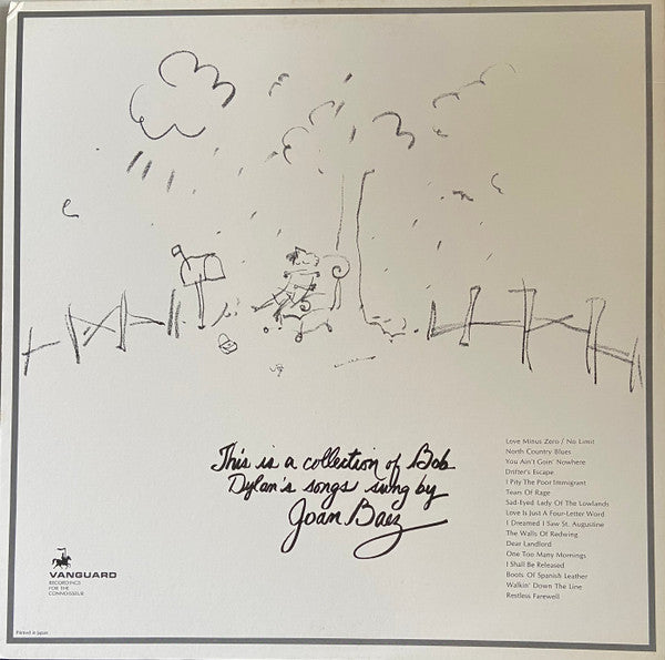 Joan Baez : Any Day Now: Bob Dylan's Songs Sung By Joan Baez (2xLP, Album, RP)