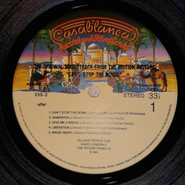 Village People : Can't Stop The Music - The Original Soundtrack Album (LP, Album)