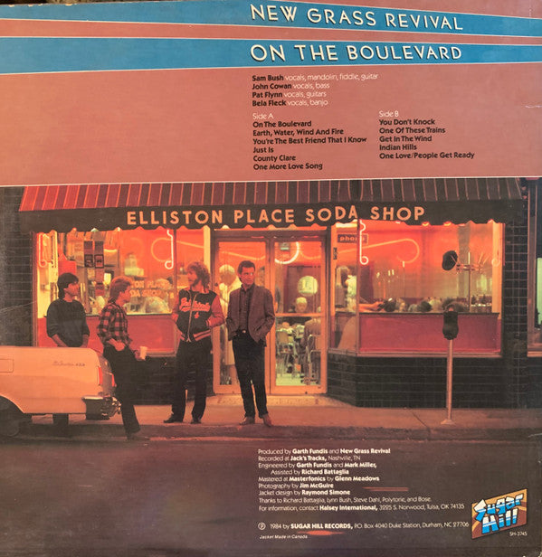 New Grass Revival : On The Boulevard (LP, Album)