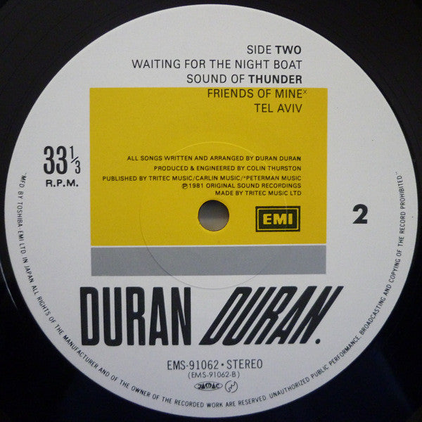 Duran Duran : Duran Duran (LP, Album, RE)