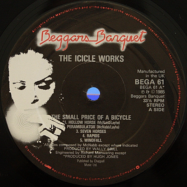 The Icicle Works : The Small Price Of A Bicycle (LP, Album)