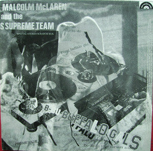 Malcolm McLaren and the World's Famous Supreme Team : Buffalo Gals (Special Stereo Scratch Mix) (12", Single)