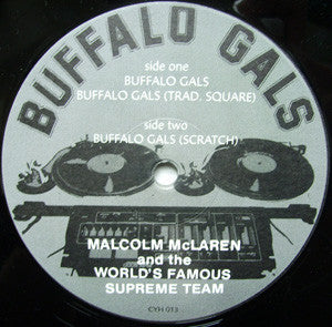 Malcolm McLaren and the World's Famous Supreme Team : Buffalo Gals (Special Stereo Scratch Mix) (12", Single)