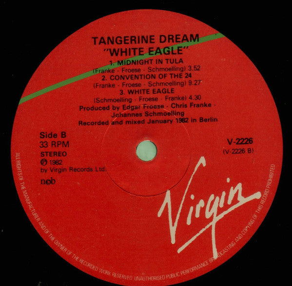 Tangerine Dream : White Eagle (LP, Album)