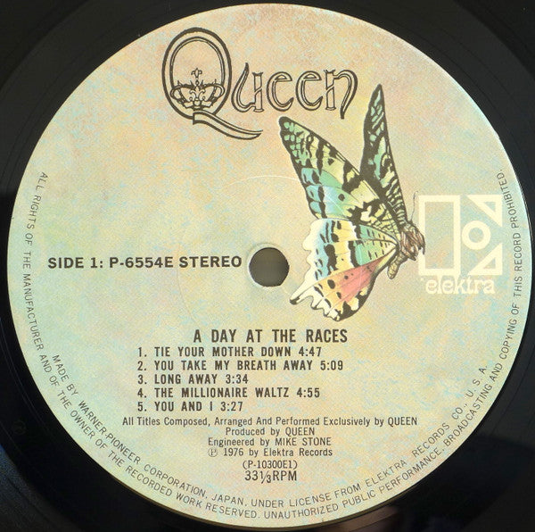 Queen : A Day At The Races = 華麗なるレース (LP, Album, RE)