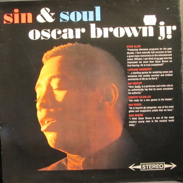 Oscar Brown Jr. : Sin & Soul (LP, Album, RE)