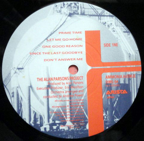 The Alan Parsons Project : Ammonia Avenue (LP, Album)