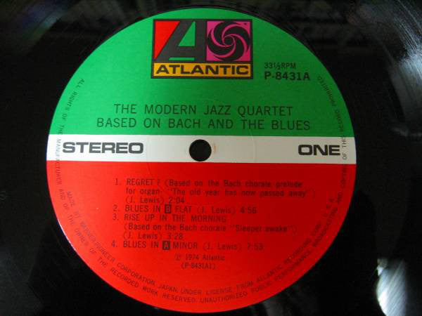 The Modern Jazz Quartet : Based On Bach & The Blues (LP, Album)