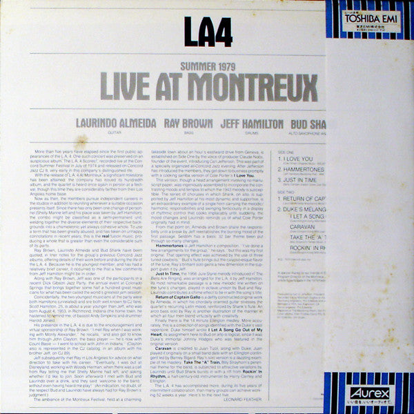 LA4 : Live At Montreux (LP, Album)