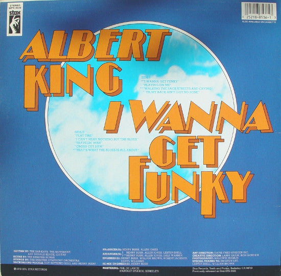 Albert King : I Wanna Get Funky (LP, Album, RE)