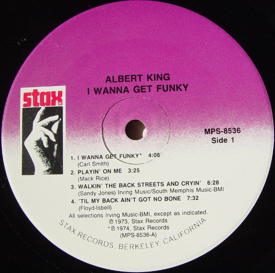 Albert King : I Wanna Get Funky (LP, Album, RE)