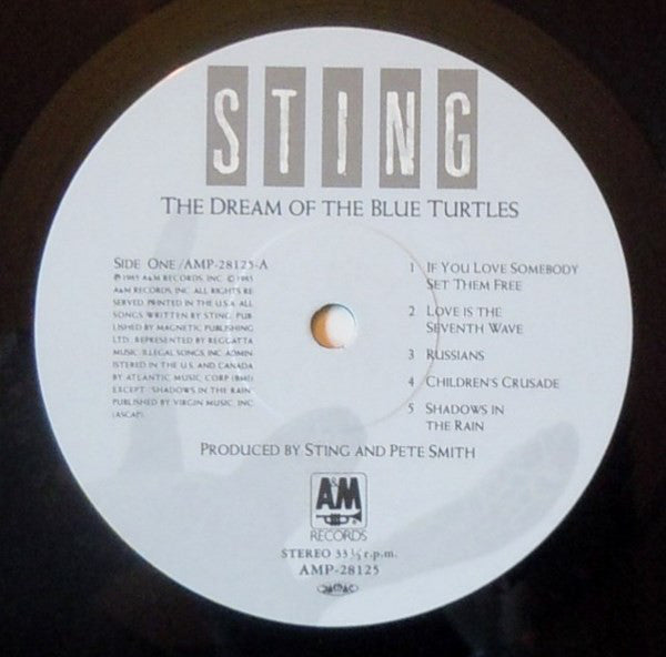Sting : The Dream Of The Blue Turtles (LP, Album)