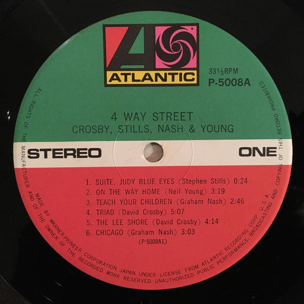 Crosby, Stills, Nash & Young : 4 Way Street (2xLP, Album, RE)