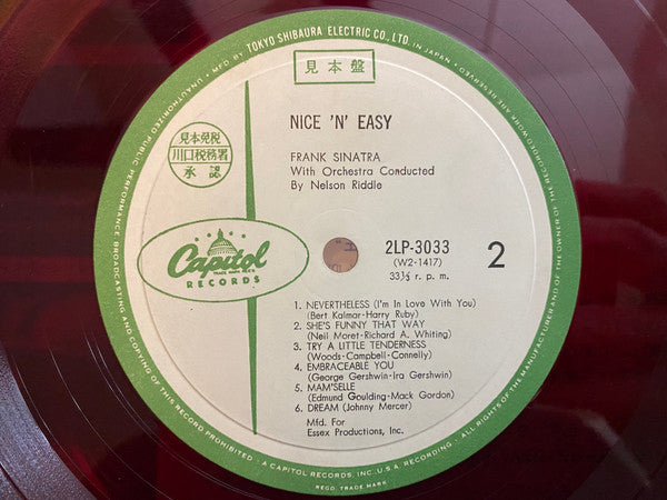 Frank Sinatra : Nice 'N' Easy (LP, Mono, Promo, Red)