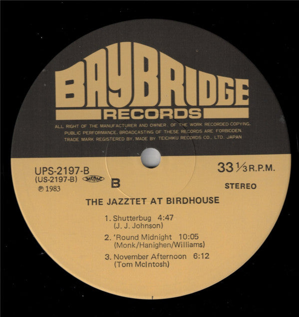 The Jazztet : At Birdhouse (LP, Album, RE)