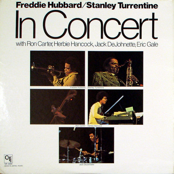 Freddie Hubbard / Stanley Turrentine : In Concert Volume One (LP, Album)