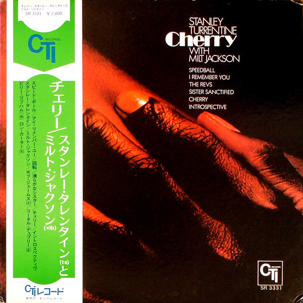 Stanley Turrentine With Milt Jackson : Cherry (LP, Album, Gat)