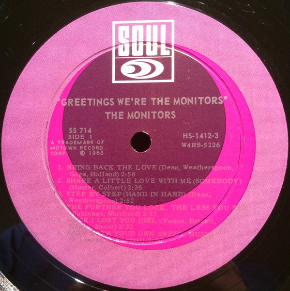 The Monitors : Greetings!... We're The Monitors (LP, Album)