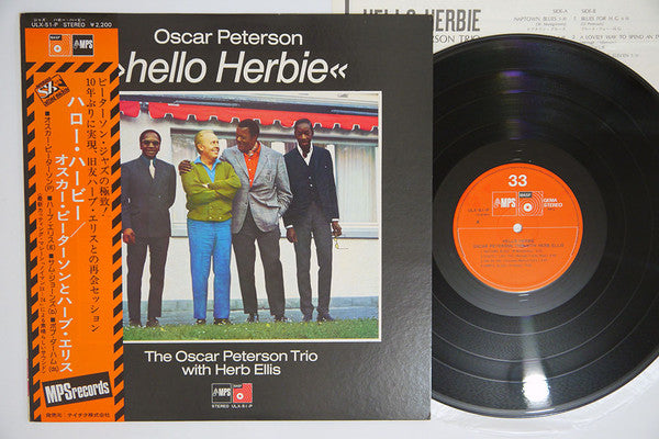 The Oscar Peterson Trio With Herb Ellis : Hello Herbie (LP, RE)