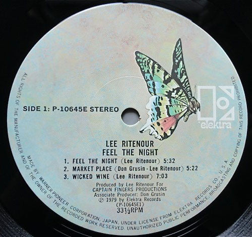 Lee Ritenour : Feel The Night (LP, Album)