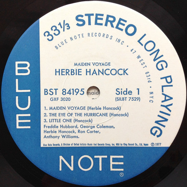 Herbie Hancock = ハービー・ハンコック* : Maiden Voyage = 処女航海 (LP, Album, Ltd, RE)