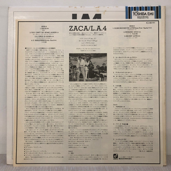 LA4 : Zaca (LP, Album)