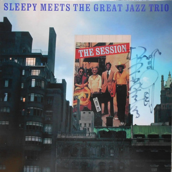Hidehiko Matsumoto / The Great Jazz Trio : The Session / Sleepy Meets The Great Jazz Trio (LP, Album)
