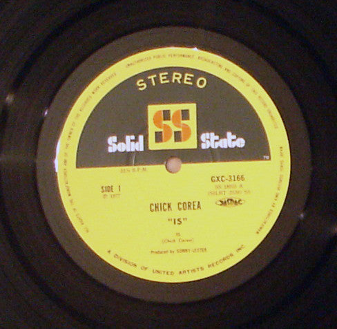 Chick Corea : Is (LP, Album, RE)