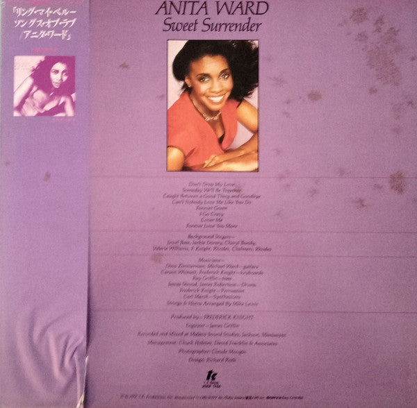 Anita Ward : Sweet Surrender (LP, Album, Promo)