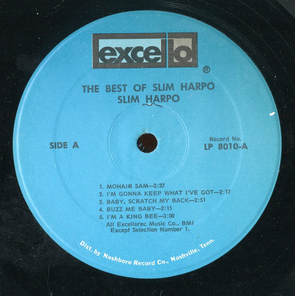 Slim Harpo : The Best Of Slim Harpo (LP, Comp, RE)
